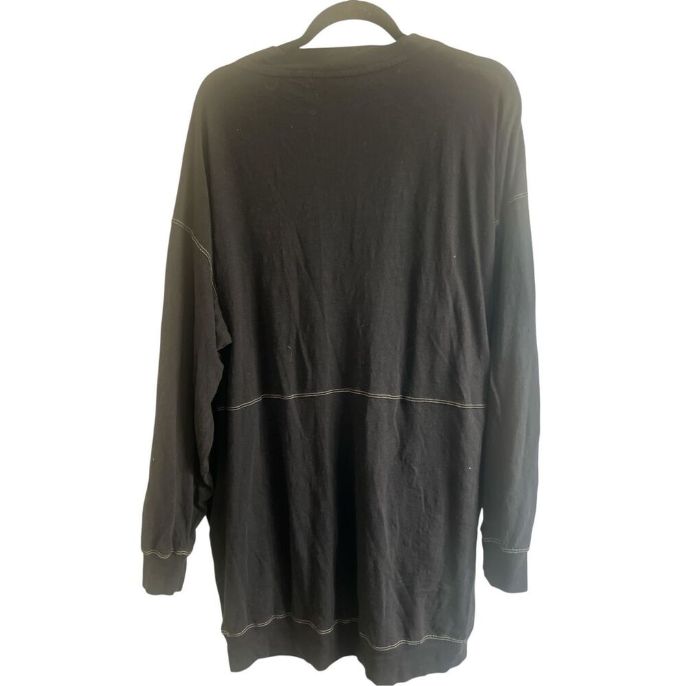 ✨Natural Life Black Long Sleeve V-Neck Pullover Shirt Charlie Sz XL Dress✨ - Picture 9 of 10